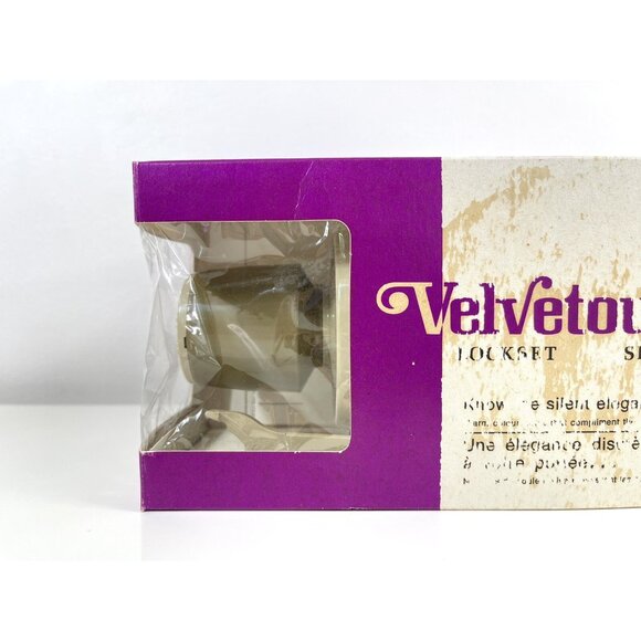 Mid Century Velvetouch 1960's Lockset ~ NOS ~ Interior Plastic Door Handle Set - Picture 13 of 14